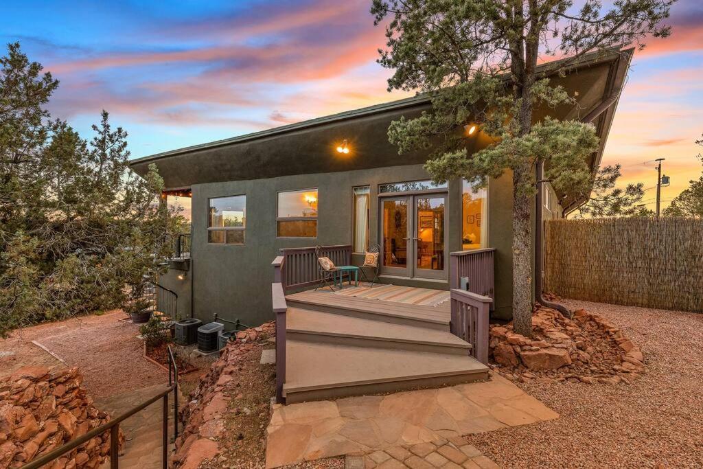 Close To Fresh Creek! Sleeps 12 ~ Amazing Views W/Serene Open Space ~ Hot Tub + Game Room ~ Trails Outside Sedona Exteriör bild