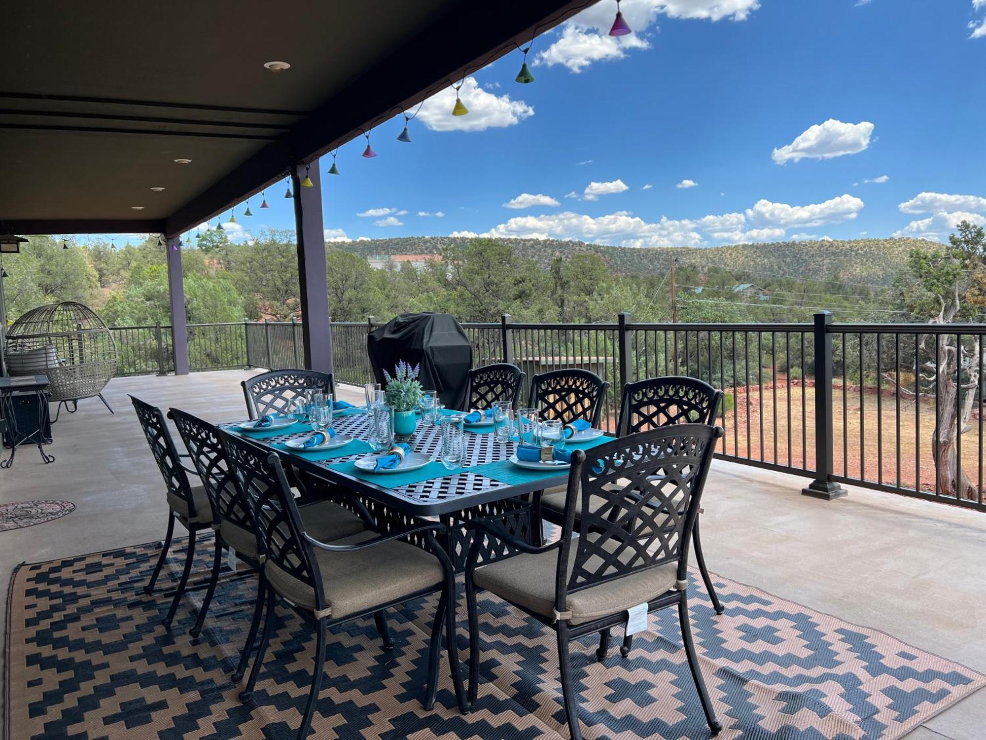 Close To Fresh Creek! Sleeps 12 ~ Amazing Views W/Serene Open Space ~ Hot Tub + Game Room ~ Trails Outside Sedona Exteriör bild